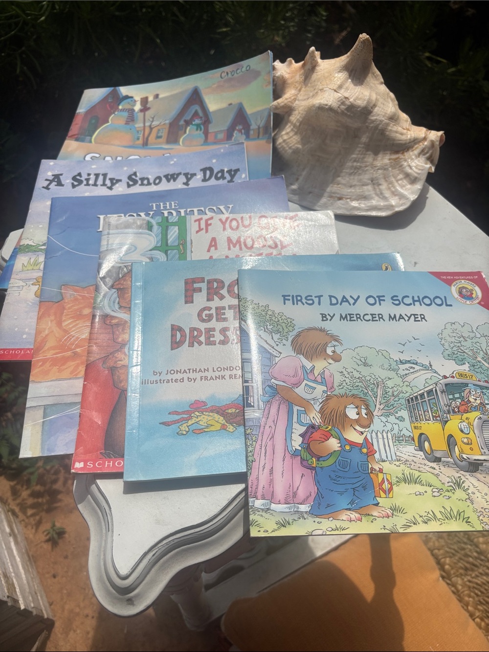 First Day of School-Mercer Mayer and 5 other books